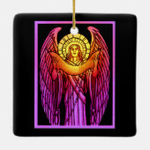 Ornement En Céramique Angle en verre tendu (Dos)