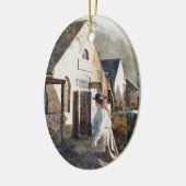 ORNEMENT EN CÉRAMIQUE ANGLETERRE VICTORIENNE (Gauche)