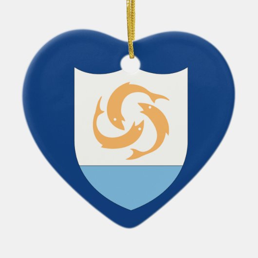 Ornement En Céramique Anguilla (Devant)