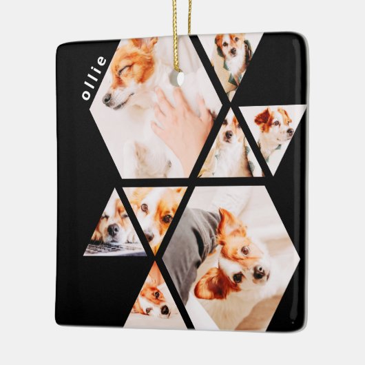 Ornement En Céramique Animaux de compagnie Formes modernes Géométrique 8 (Gauche)