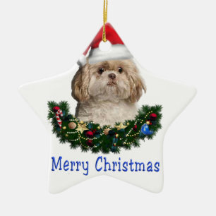 Ornement En Céramique Animaux Noël