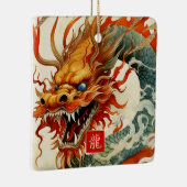 Ornement En Céramique Année chinoise du don de dragon (Droite)