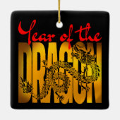 Ornement En Céramique Année du dragon (Dos)