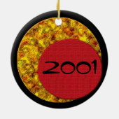 Ornement En Céramique Année du serpent : 2001, 2013 (Dos)