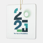 Ornement En Céramique Années de possibilités (Gauche)