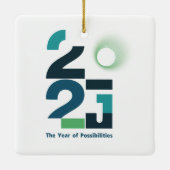 Ornement En Céramique Années de possibilités (Dos)