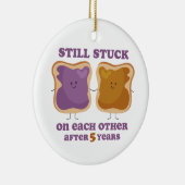 Ornement En Céramique Anniversaire de PBJ 5ème (Droite)