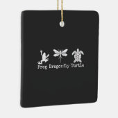 Ornement En Céramique Anti-Trump FDT Anti-Maga Frog Turtle (Droite)