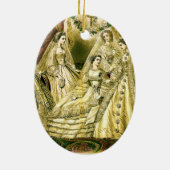 Ornement En Céramique Antique Mariage (Dos)