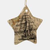 Ornement En Céramique Antique Old General France (Droite)