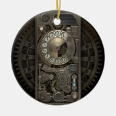 Ornement En Céramique Appareil Steampunk - Téléphone Rotary. (Devant)