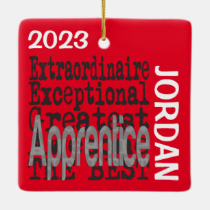 Ornement En Céramique Apprentice Extraordinaire PERSONNALISÉ
