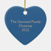 Ornement En Céramique Aquarelle bleue de Morpho (Dos)