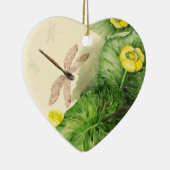 Ornement En Céramique aquarelle de nénuphar (Droite)