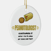 Ornement En Céramique Arachide personnalisée (Droite)