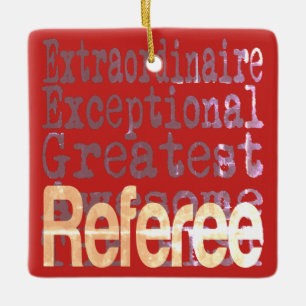 Ornement En Céramique Arbitre Extraordinaire