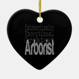 Ornement En Céramique Arboriste Extraordinaire