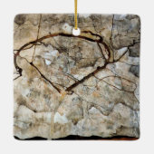 Ornement En Céramique Arbre d'automne en mouvement par Egon Schiele (Dos)