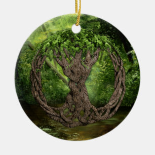 Ornement En Céramique Arbre de la vie celtique