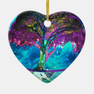 Ornement En Céramique Arbre de méditation de la vie
