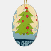 Ornement En Céramique Arbre de Noël (Gauche)