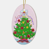 Ornement En Céramique Arbre de Noël (Gauche)