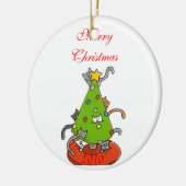 Ornement En Céramique Arbre de Noël de Kity (Gauche)