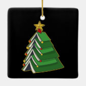 Ornement En Céramique Arbre de Noël de la réservation IV (Dos)