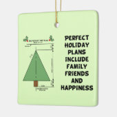 Ornement En Céramique Arbre de Noël parfait (Gauche)