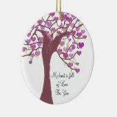 Ornement En Céramique Arbre des coeurs (Droite)