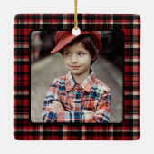 Ornement En Céramique Arbre photo Monogram Christmas Nutcracker (Dos)