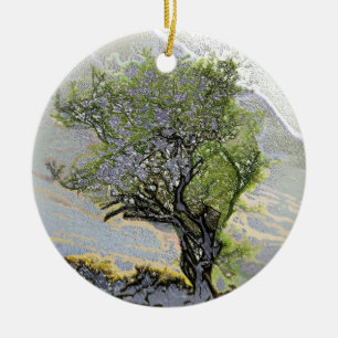 ORNEMENT EN CÉRAMIQUE ARBRES