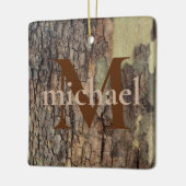 Ornement En Céramique Arbres de forêt rustiques (Gauche)