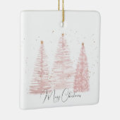 Ornement En Céramique Arbres de Noël en or rose (Droite)