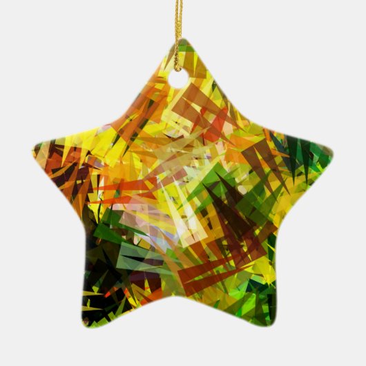 ORNEMENT EN CÉRAMIQUE ARBRES D'ÉTÉ (Devant)