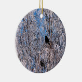 ORNEMENT EN CÉRAMIQUE ARBRES D'HIVER (Droite)