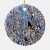 ORNEMENT EN CÉRAMIQUE ARBRES D'HIVER (Dos)