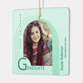 Ornement En Céramique Arc Vert photo Moderne Diplôme (Gauche)