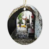 Ornement En Céramique Arcade dans Obidos Portugal (Gauche)