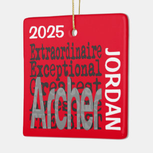 Ornement En Céramique Archer Extraordinaire CUSTOM