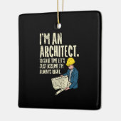Ornement En Céramique Architect - I'm (Gauche)
