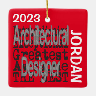 Ornement En Céramique Architectural Designer Extraordinaire PERSONNALISÉ