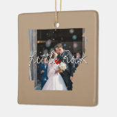 Ornement En Céramique Arkansas State Photo insert and town name (Gauche)