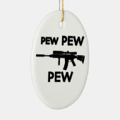 Ornement En Céramique Arme à feu de banc de banc (Droite)