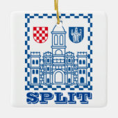 Ornement En Céramique Armoiries de Split, Croatie (Devant)