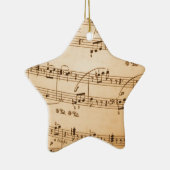 Ornement En Céramique Arrière - plan de notes musicales (Droite)