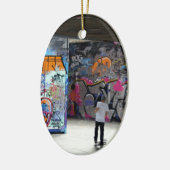 Ornement En Céramique Art-Graffiti de rue d'Urband (Gauche)