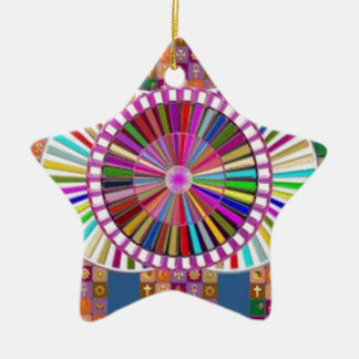 ORNEMENT EN CÉRAMIQUE ART HEUREUX : FESTIVALS DE VACANCES DE NOËL