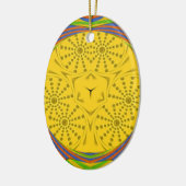 Ornement En Céramique Art Motif Égyptien Imprimer À damiers Conception C (Gauche)