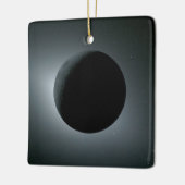 Ornement En Céramique Artemis II Total Solar Eclipse (Gauche)